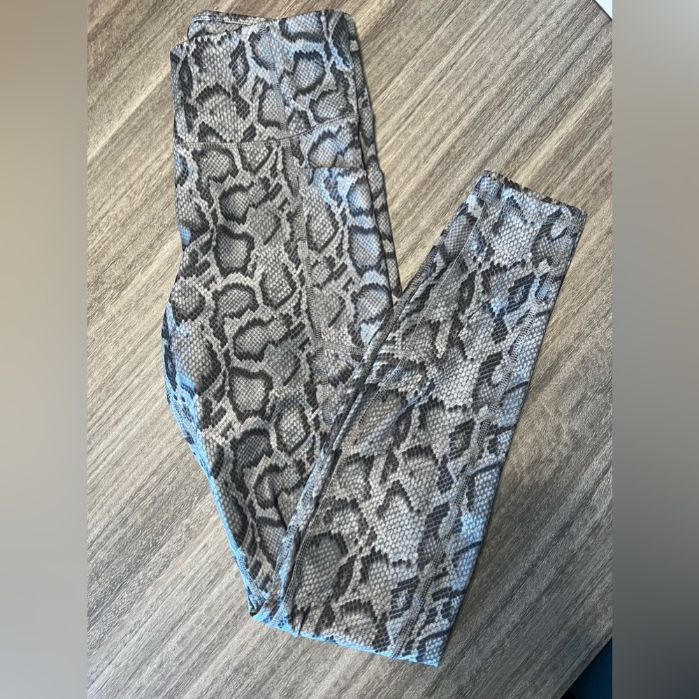 Full Length Snake Print Leggings